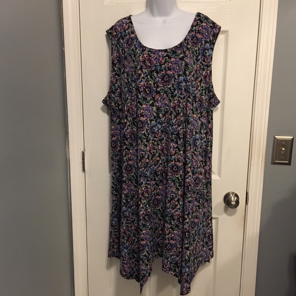 Avenue Handkerchief Hem Dress